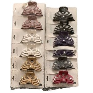 𝅺(12 pc.) Princess Accessories Hair Clips